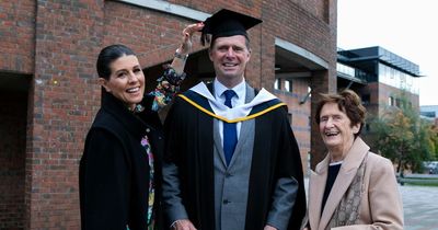 Niall Quinn fulfils decades old promise to mum as he graduates from DCU