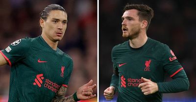 What Darwin Nunez did in Liverpool mixed zone as Andy Robertson makes Erling Haaland admission