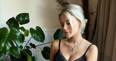 Pregnant Lucy Fallon bares blossoming baby bump in underwear snap after marking pregnancy milestone