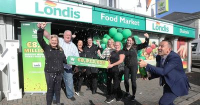 National Lottery winner's "legs went weak" when she found out about €8.9 million winnings