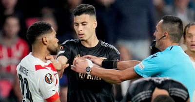 Arsenal player ratings vs PSV: Gabriel Martinelli nightmare as Eddie Nketiah wastes chance
