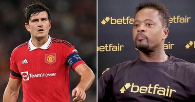Patrice Evra admits he's held private talks with Harry Maguire amid Man Utd boo fears
