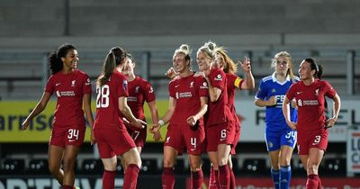 Liverpool Women move top of Continental Cup group with 4-0 win over Leicester City