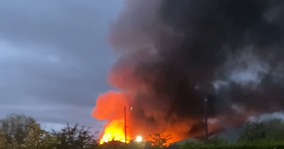 Huge blaze in Angus after 'explosion' at Scots farm as fire crews race to scene