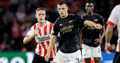 Arsenal handed potential Europa League boost despite Granit Xhaka suspension and PSV loss