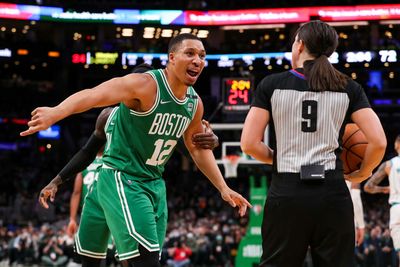 ‘There was no intent at all,’ says Boston Celtics’ Grant Williams of ref bump that got him suspended