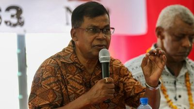 Fiji's National Federation Party leader Biman Prasad charged with 'insulting one's modesty' weeks before election