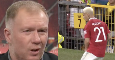Paul Scholes labels Antony a 'clown' after Manchester United showboating vs Sheriff