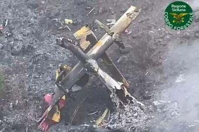Sicily: Plane tasked with extinguishing blaze crashes into volcano ‘killing pilots’