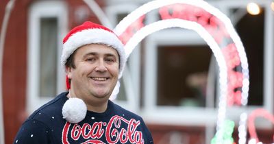 Meet the Christmas obsessed dad gearing up for a huge festive light switch on...from his own front garden