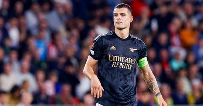 Thierry Henry made to regret Granit Xhaka comments following incident during Arsenal loss vs PSV