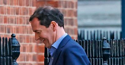 Austerity George Osborne visits Downing Street as Rishi Sunak prepares to slash £50BILLION