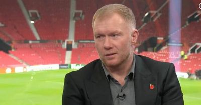 Paul Scholes has last laugh after "one-trick pony" Antony is slammed following mishap