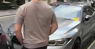 Millionaire parks on double-yellow lines instead of finding parking