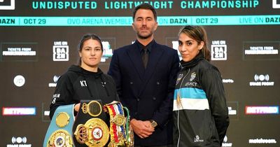 Katie Taylor v Karen Elizabeth Carabajal weigh-in LIVE stream