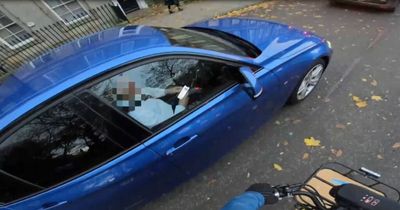 Edinburgh drivers filmed using mobile phones while queuing in city centre traffic