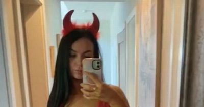 Daughter records herself showing 'traumatised' dad her sexy Halloween costume