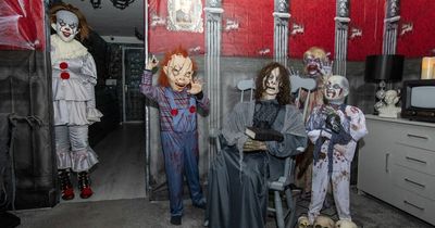 Lanarkshire couple transform their Motherwell home into terrifying Halloween house