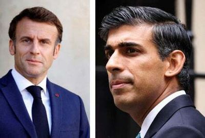 Emmanuel Macron and Rishi Sunak discuss Channel migrant crossings on first telephone conference