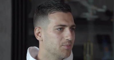 Diogo Dalot reacts to Antony’s showboating during Manchester United win over FC Sheriff