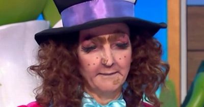 Kaye Adams' Loose Women makeover 'terrifies' her husband as she becomes Mad Hatter for Halloween
