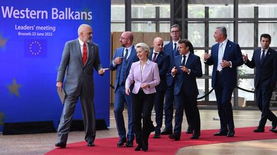 EU leader tours Western Balkans and Serbia to seek more influence