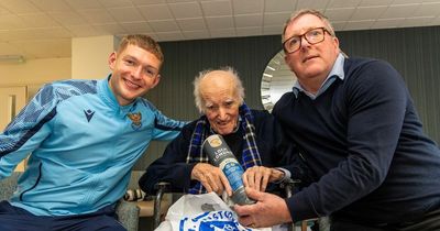 St Johnstone make lifelong fan's day with surprise visit to Perth care home