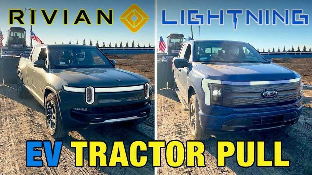 Ford Rivin Rivian R1T Vs Ford F-150 Lightning: 30,000-Pound…