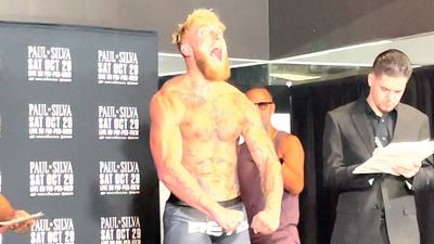 VIDEO: Jake Paul, Anderson Silva make weight for main event