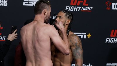 UFC Fight Night 213 faceoff highlights video, photo gallery from Las Vegas