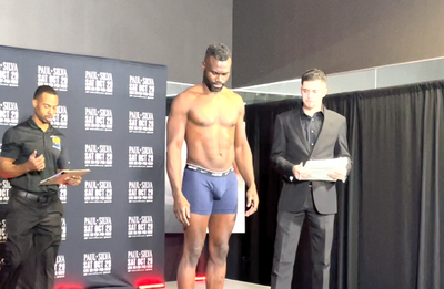 VIDEO: Uriah Hall, Le’Veon Bell on weight for pro boxing debut