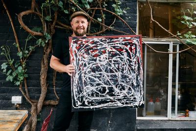 ‘You do see a bit of Jackson Pollock in it’: the country pub with a striking Nicky Winmar artwork