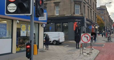 Edinburgh trams take action after rule breaking drivers almost run over man