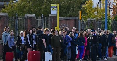 Trains suspended for hours as derailment causes travel chaos