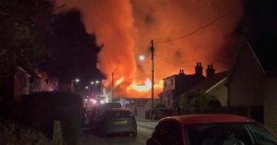 Large fire tears through Scots property as emergency services tackle blaze through the night