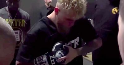 Jake Paul customises his gloves featuring bold prediction for Anderson Silva fight