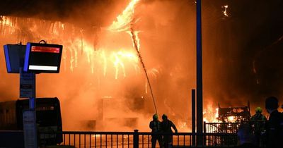 Slough fire: Huge blaze rips through bus station as black smoke billows into sky