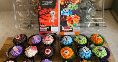 We tried Halloween cupcakes from Morrisons and Tesco and it's worth paying attention to what's inside