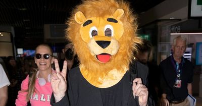 ITV I'm a Celebrity 2022 star Boy George arrives in Australia wearing giant lion mask