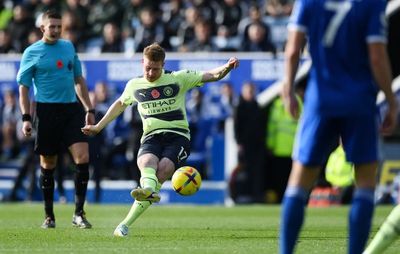 Leicester vs Man City Premier League result and final score after De Bruyne goal with Haaland out - live