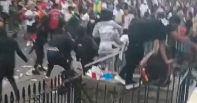 Woman, 19, left very seriously hurt after being hit with gas canister