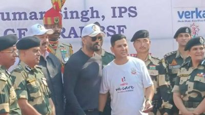 BSF organizes 'Marathon - 2022' in Punjab