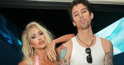 Megan Fox transforms into Pamela Anderson as fiancé MGK goes as Tommy Lee for Halloween