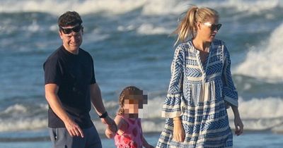 Dec and wife Ali hit the beach with kids as star-studded I'm A Celeb cast arrive in Oz