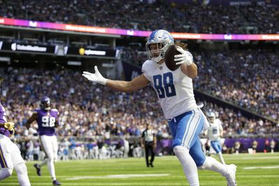 Lions not getting any trade calls on TE T.J. Hockenson