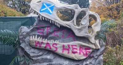 GlasGLOW targeted by eco-activist vandals spraying obscene graffiti on displays