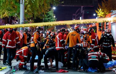 Officials: Dozens in cardiac arrest after Seoul crowd surge