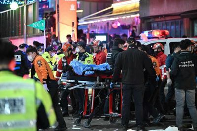 About 50 people hurt in stampede in South Korea