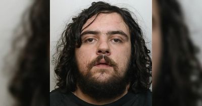 Face of man who threw tin of dog food at girlfriend then ranted in court