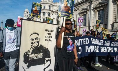 ‘Nothing’s changed’: families of people killed in police custody in UK march for justice